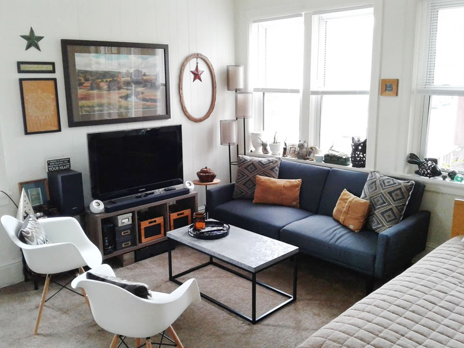 Warm Industrial | Apartment Therapy - Urban Industrial Apartment Relaxation Space Inspiration